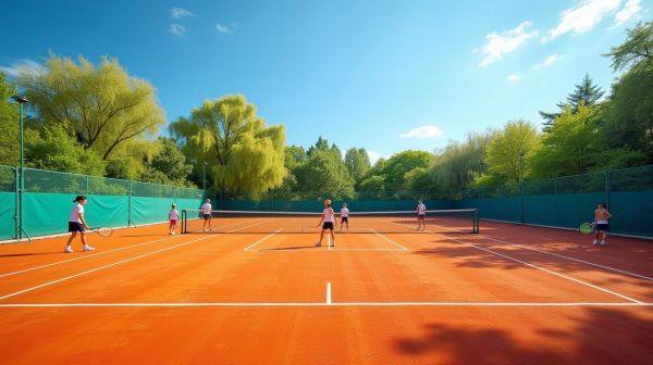 Cours de tennis à Lyon : des options pour tous les niveaux