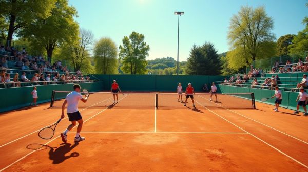 Cours de tennis à Lyon : des options pour tous les niveaux
